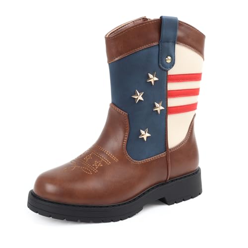 Wulubaba Wide Calf Cowboy Boots