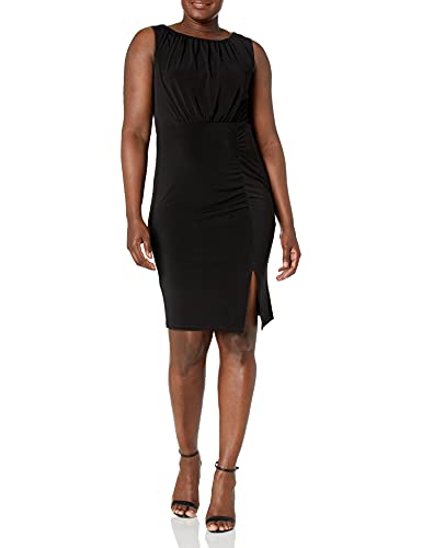 Robe Calvin Klein midi plissée coupe ajustée chic pour femme