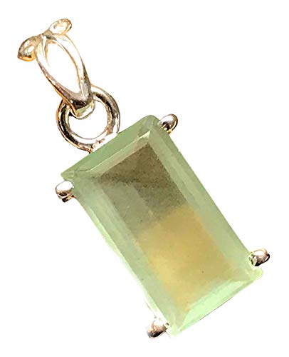 Natural 4ct Blue Aquamarine 925 Solid...