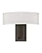 Hinkley Hampton Collection Transitional Two Light Wall Sconce, Buckeye Bronze