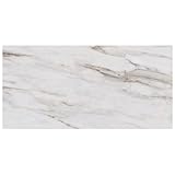 Tenedos TRCD-CLG-POR Siena White Greyish Oro Gold Brownish 12x24 Calacatta Marble Look Porcelain Matte Floor Wall Tile Backsplash for Kitchen, Shower, Fireplace, Countertop, 10 Pieces (20 sq.ft)