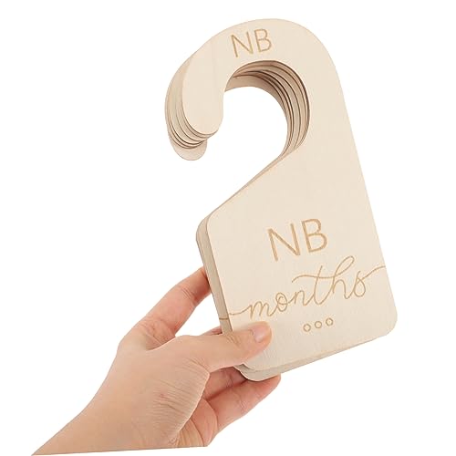 TOYANDONA 8 Unidades Divisores De Roupas De Bebê Divisores De Cabide De Bebê Por Tamanho Divisor De