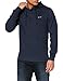 Teddy Smith S-nark Hoody Felpa, Blu Navy, L Uomo