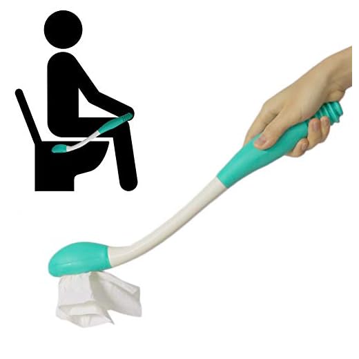 Toilet Aid Wiper Self Assist Bathroom Bottom Butt Wipe Helper Wand Long Reach Comfort Wipe Tool Paper Tissue for Pregnant After Surgery Seniors Arm Handicap Bariatric