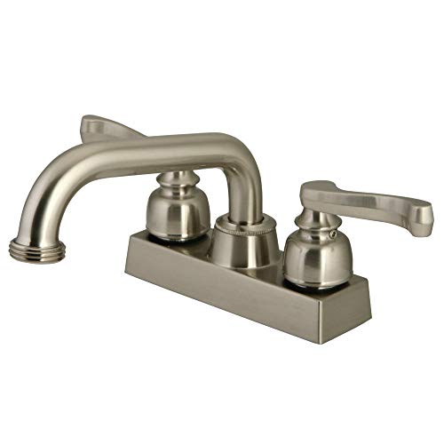 Kingston Brass Kb2478Fl Laundry Faucet, 5-3/4" In Spout Reach, Brushed Nickel #TOP14