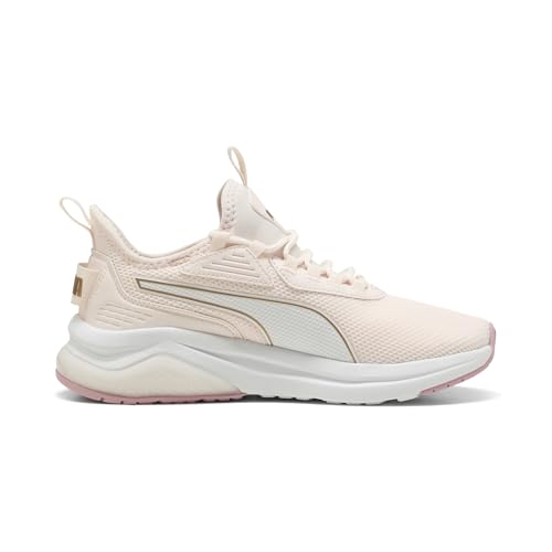 PUMA Puma Women's Amplifier Sneaker, Rose Quartz-Vapor Gray-Puma Silver-Puma White, 10