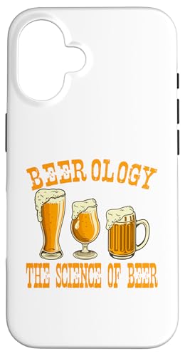 Cervezas y amantes de la ciencia Beerology Funny La ciencia de la cerveza Carcasa para iPhone 16