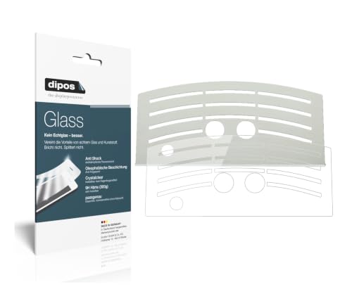 dipos 2x Protectores 9H claro para Melitta Caffeo Solo E950 Tropfblech