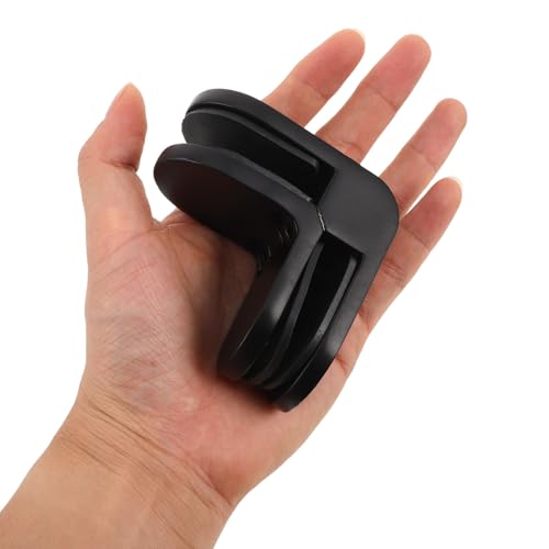 Abrazadera de vidrio acero inoxidable Abaodam en ángulo recto 5