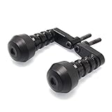 verkleidungsspiegel z1000sx Menge: 1Pair Tdz Fallen Schutzrahmen Slider Verkleidungs-Schutz for Kawasaki Z1000SX 2017-2018 Motorrad CNC Anti Crash Pad-Schutz (Color : Black)