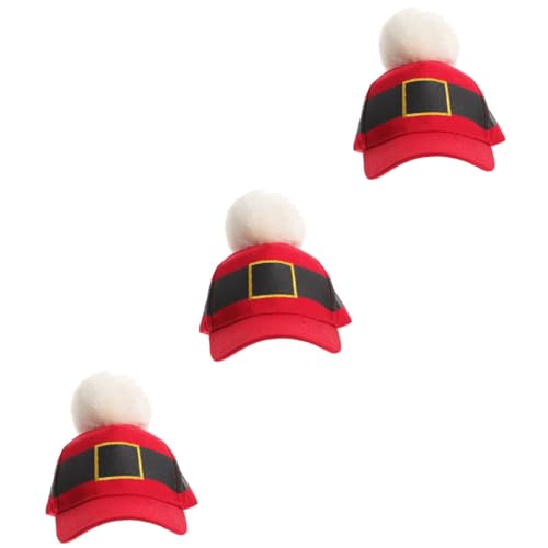Casquette de baseball mignonne chapeau Joyeux Noël rouge unisexe