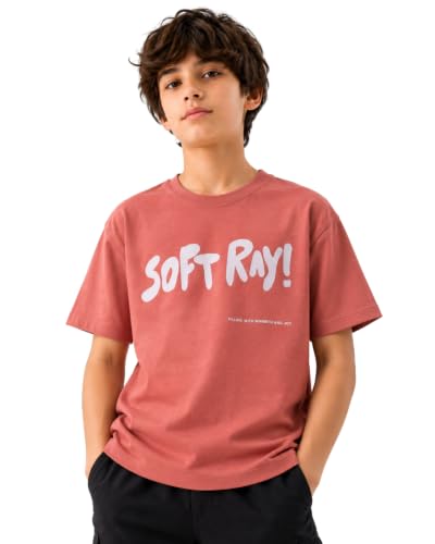 Image of Alan Jones Clothing Boys Oversized Cotton Printed T-Shirt | Round Neck, Short Sleeves, Casual Wear
