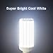 AuzerLighting 60W LED Corn Light Bulb, Large Mogul E39 Base, 6000-Lumen, 6500K Daylight Cool White,LED Bulb for Factory Warehouse Barn Garage Shopping Mall Supermarket Large Area AC85V-265V