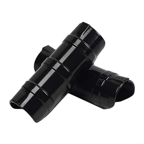 Confezione da 20 clip per pellicola per serra, in plastica ABS + PC, resistenti alla ruggine, resistenti alle alte temperature, per fissare la pellicola della serra ai tubi del telaio (nero, 19 mm)