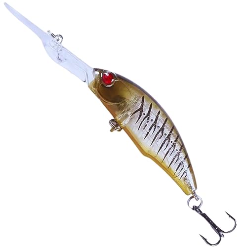 Kit 6 Isca Artificial Fundo Tucunaré Dourado Traira 10cm 7gr