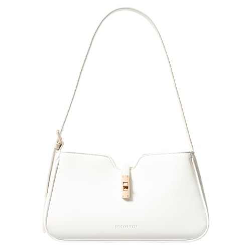Image of BOSTANTEN Shoulder Bag for Women, Casual Shoulder Purse Vegan Leather Chic Hobo Handbag with Adjustable Strap for Work Travel