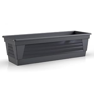 Plastard Blumenkasten 100 cm Anthrazit