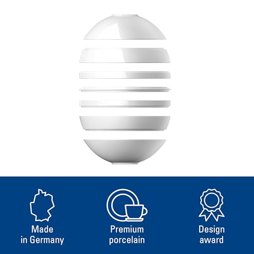 Villeroy & Boch – La Boule White, 7-elementowy zestaw naczyń na dwie osoby, Porcelana Premium