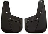 Husky Liners Custom Fit Molded Thermoplastic Front Mudguard for Select Cadillac/Chevrolet/Ford/GMC Models - Pack of 2 (Black)