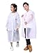 HLKZONE Rain Coats for Kids, [2 Pack] EVA Emergency Reusable Outwear Rain Coat Rain Poncho Jacket
