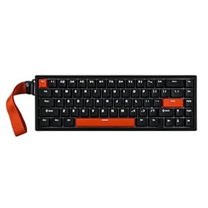 EPOMAKER HE68 Kabelgebundene Magnetische Gaming-Tastatur, 8K Polling-Rate, 0,125ms Latenz, RGB-Backlight, Gasket-Mount, USB-A to C, Tragbar für Mac/PC/PS/Switch (Schwarz&Rot)