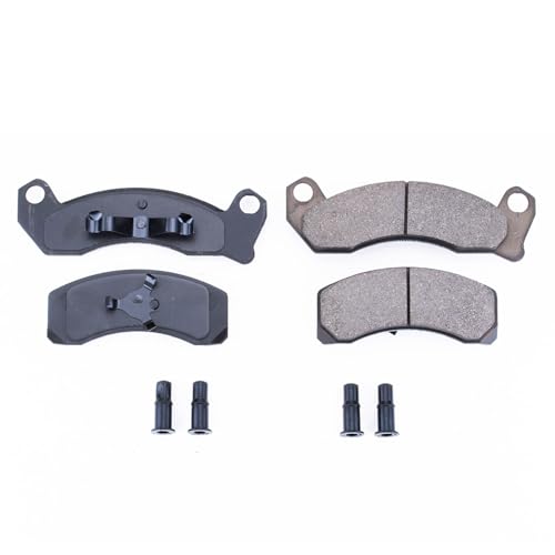 Image of PowerStop Front Brake Pads for Ford Country Squire 1987-89 |Crown Victoria 1992-94 |LTD 1981-86 |LTD Crown Victoria 1987-91 - Z17 Ceramic Brake Pads with Installation Hardware, 17-199