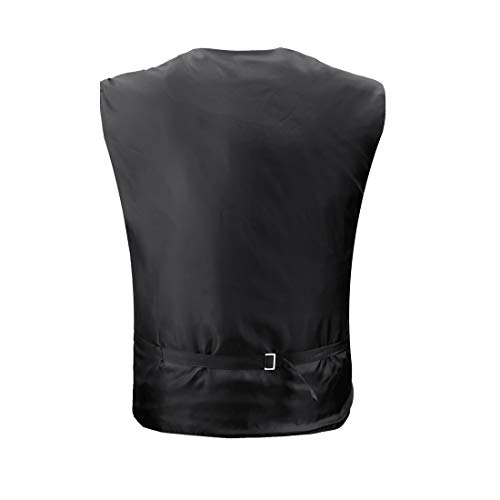 Dan Smith Men's Fashion Italy Series Plain Microfiber Fashion Vest Matching Bow Tie With Bags4