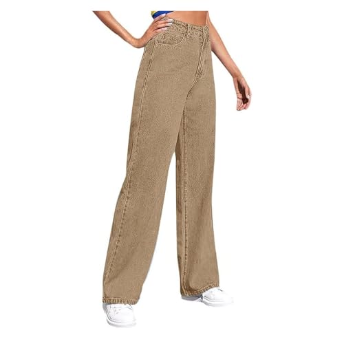Jeans femme jambe droite élastique avec effet amincissant et confort stretch