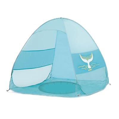 Ludi - Tente Multifonction - Tente de Plage - Pop-Up - Anti UV 50 - avec Pataugeoire Intégré - Coupe-Vent - Piquets de Fixation - Dès 10 Mois