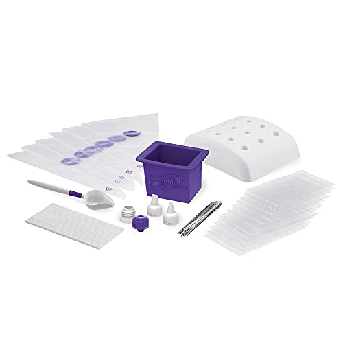 Wilton Candy Melts Dip-N-Decorate Candy Making Tools and Cake Pop Decorating Kit, 49-Piece