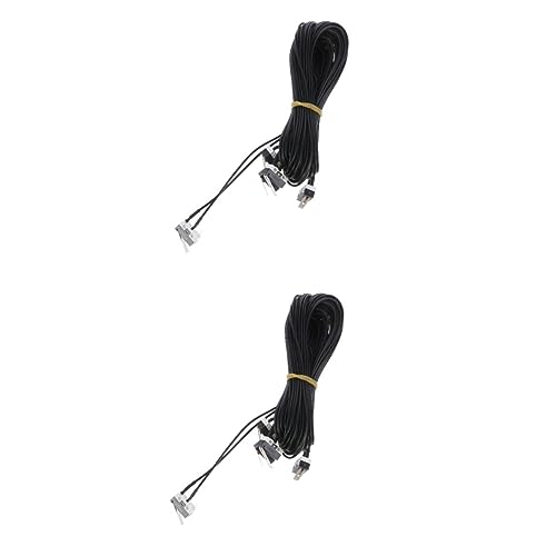 Mobestech 10pcs Snap Action Travel Limit Switch for Electronic Equipment Wire Momentary Push Switch Release Switch Butto