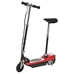 HOMCOM Electric Scooter for Kids, Foldable Ride On Powered Scooter with 120W Motor, Top Speed 10 KM/H, Maximum Range 8 KM - Red