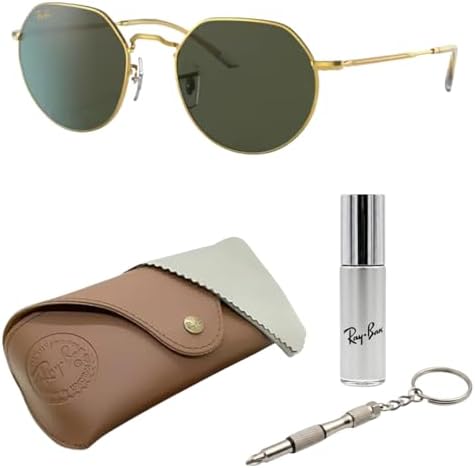 Ray-Ban RB3565 JACK Square-Round Shaped Sunglasses for Men & Wome...