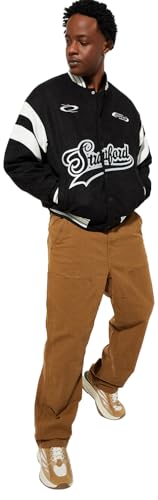 Image of Max Men Polyester Standard Length URB N Printed Varsity Jacket