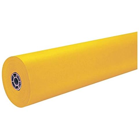 Pacon ArtKraft Duo-Finish Paper Roll, 36" x 1,000' (Canary, 1 Roll) Cover