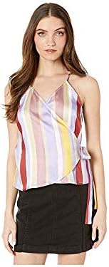J.O.A. Women's Sleeveless Side Tie Wrap Top