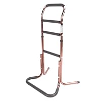 Bettgitter für die Sicherheit älterer Erwachsener, Bettstock für Senioren, Tragbare Stuhlaufstehhilfe mit 4 Ergonomischen Griffen, Nachttisch Hilfsschienen aus Aluminiumlegierung