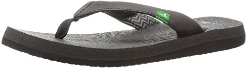 Sanuk Women's Yoga Serenity 4 Flip Flop, Black, 5 UK