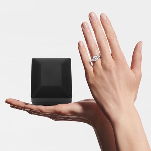 Boite a Bijoux Élégante, Boite Bague, Rangement Bague Fiancaille – vue 5