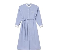 Amazon.co.jp: [ラコステ] ワンピース [公式] バンドカラー