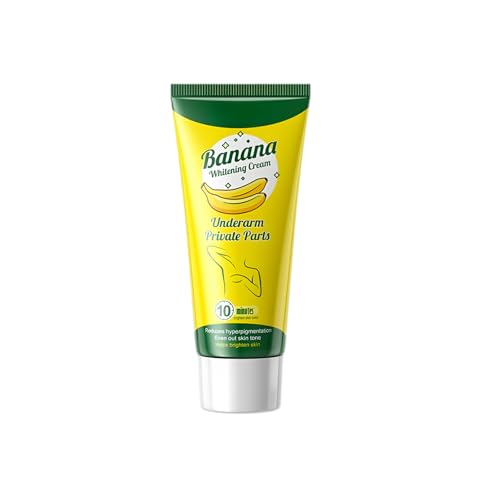 Hinapan Crema Aclarante para Axilas con Plátano, Acelera el Metabolismo de la Melanina y Reduce su Acumulación, Tratamiento Profundo que Unifica el Tonoy Proporciona una Piel Suave y Radiante