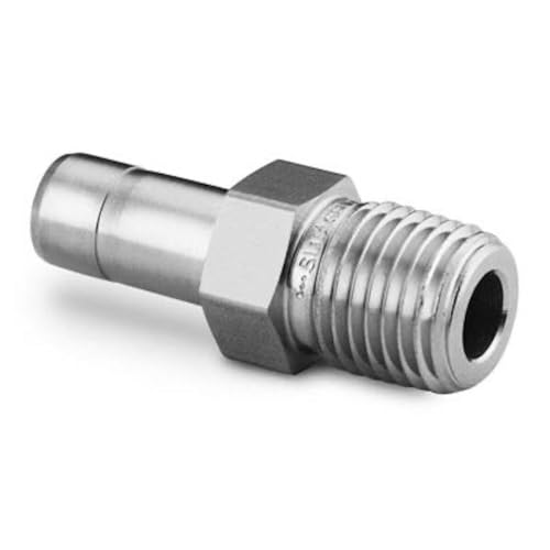 2507-4-TA-1-4 | Swagelok SAF 2507 Super Duplex Male Adapter, 1/4" Tube : Stub x 1/4" Male : NPT, Duplex