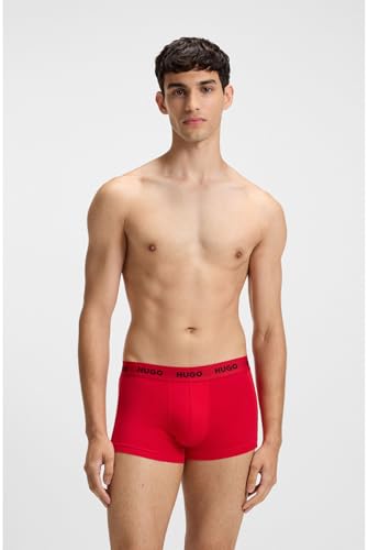 Hugo Trunk Triplet Pack ropa interior masculina tipo bóxer corto transpirable 2