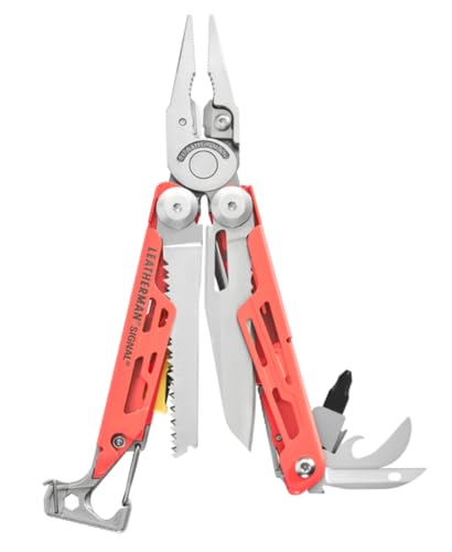 【mana】AppleDesign LEATHERMAN, Signal, 19-in-1 Multi-Tool for Outdoors, Camping