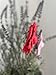 Vintage Style Elegant Camellia Fabric Flower Brooch Pin Scarf Bridal Dress Wedding Accessories Jewelry Gift (Red wool)