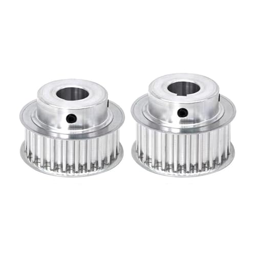 Polea de distribución HTD 8M 12T con eje de 14mm para correa síncrona de ancho 25 2