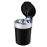 【Rauch ausschließen】 Unterstützen Sie das Entfernen von Gerüchen und Rauch. Es spielt keine Rolle, ob die Zigarettenkippen im Inneren nicht gelöscht werden. Sie schließen einfach den Deckel und die Luft wird automatisch abgeschaltet. Legen Sie die Zigarette in Sekundenschnelle aus.