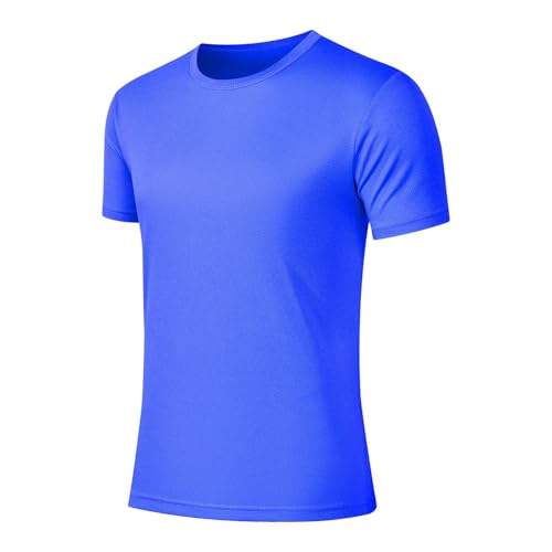 Men's Sport Shirts UPF 50+ Quick Dry Rash Guard Athletic Running Swim Tee Top Performance Water Shirts Breathable Tops