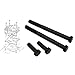 (F-5-3) Inline Tube Quadrajet Carburetor to Intake Manifold Bolts Compatible with 1964-79 GM Models with Quadrajet