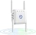 Produktbild 2024 WLAN Verstärker 1200Mbit/s, WLAN Repeater Dualband 5GHz & 2.4GHz WiFi Verstärker mit Ethernet Port & WPS, Unterstützung 4 Modus,WiFi Repeater Kompatibel Allen WLAN Geräten,AC24